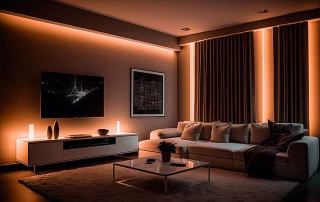 Licht und Beleuchtungskonzept Wohnzimmer