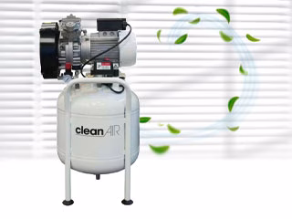 Ölfreier Kolbenkompressor CLEANAIR CLR 15/50 - Labore und Zahnarzt